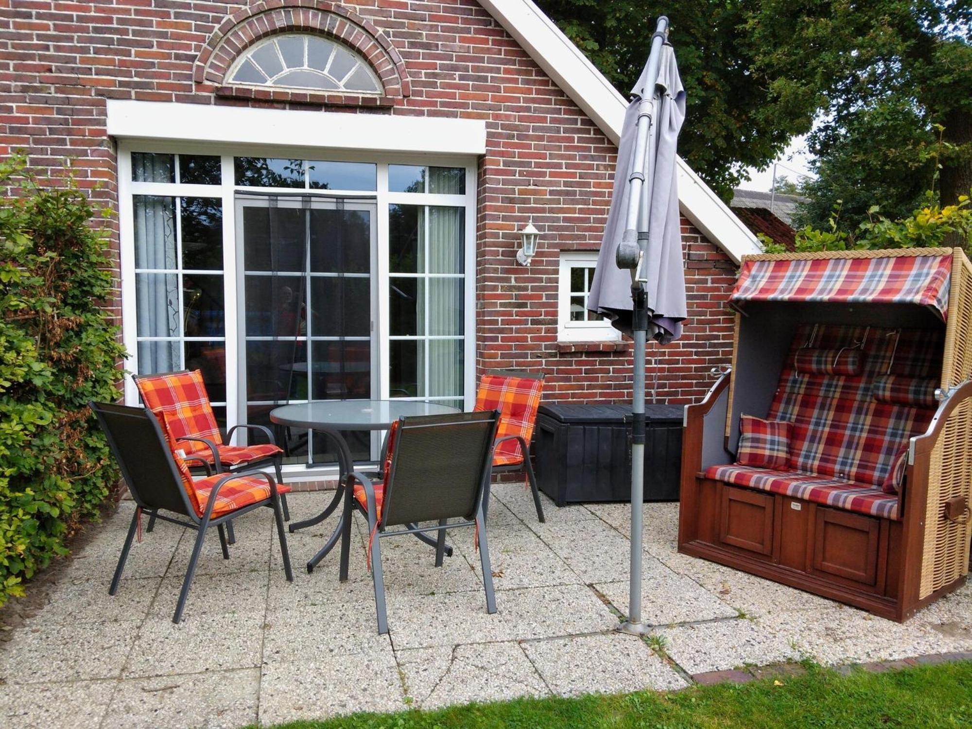 Ferienwohnung Terraced House In Strackholt With Terrace Grossefehn Exterior foto